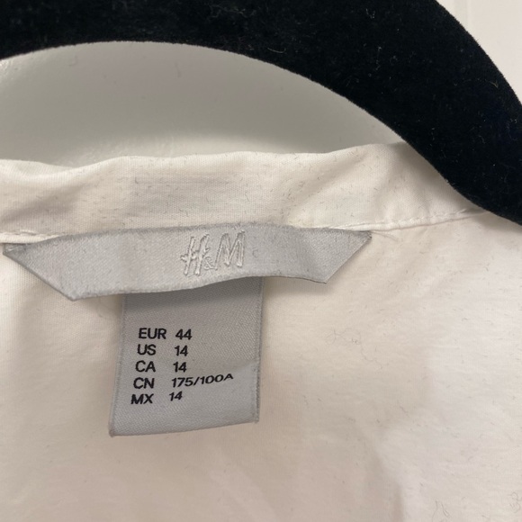 HM White Button down shirt - Picture 2 of 2